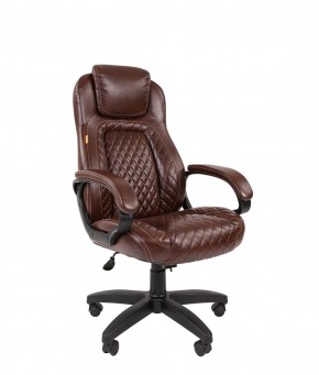 Кресло для руководителя  CHAIRMAN 432 (Экокожа коричневая) в Глазове - glazov.ok-mebel.com | фото