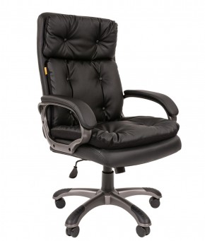Кресло для руководителя  CHAIRMAN 442 (экокожа черная) в Глазове - glazov.ok-mebel.com | фото 2