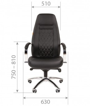 Кресло для руководителя CHAIRMAN 950 (Экокожа) Черное в Глазове - glazov.ok-mebel.com | фото 4