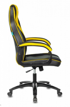 Кресло игровое Бюрократ VIKING 2 AERO YELLOW черный/желтый в Глазове - glazov.ok-mebel.com | фото 3