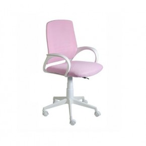 Кресло Ирис White сетка/ткань розовая в Глазове - glazov.ok-mebel.com | фото