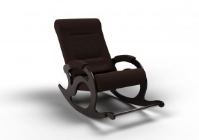 Кресло-качалка Тироль 12-Т-ГР (ткань/венге) ГРАФИТ в Глазове - glazov.ok-mebel.com | фото