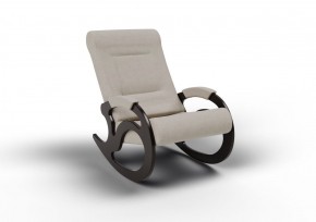 Кресло-качалка Вилла 11-Т-Ш (ткань/венге) ШОКОЛАД в Глазове - glazov.ok-mebel.com | фото