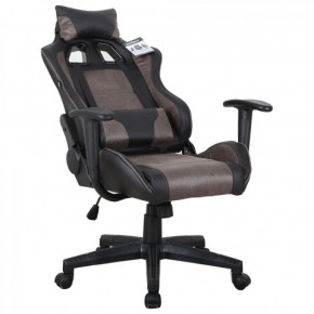 Кресло компьютерное BRABIX "GT Racer GM-100" (черное/коричневое) 531819 в Глазове - glazov.ok-mebel.com | фото 4