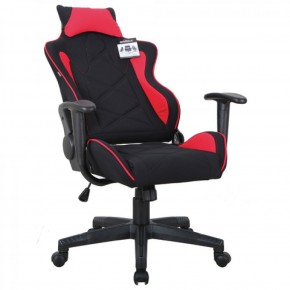 Кресло компьютерное BRABIX GT Racer GM-101 + подушка (ткань) черное/красное (531820) в Глазове - glazov.ok-mebel.com | фото 4