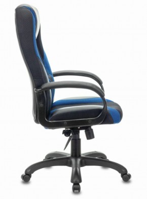Кресло компьютерное BRABIX PREMIUM "Rapid GM-102" (экокожа/ткань, черное/синее) 532106 в Глазове - glazov.ok-mebel.com | фото 3