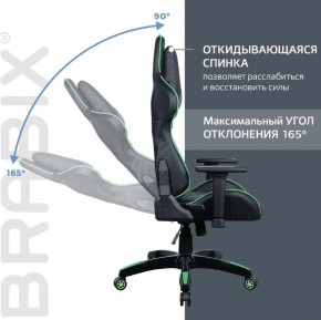 Кресло компьютерное BRABIX "GT Carbon GM-120" (черное/зеленое) 531929 в Глазове - glazov.ok-mebel.com | фото 2