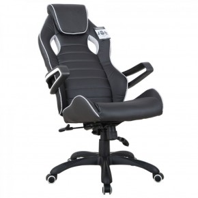 Кресло компьютерное BRABIX Techno Pro GM-003 (экокожа черное/серое, вставки серые) 531814 в Глазове - glazov.ok-mebel.com | фото 4