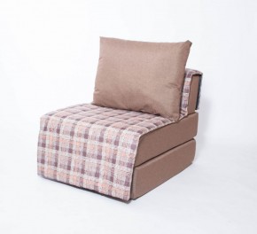 Кресло-кровать бескаркасное Харви (коричневый-квадро беж) в Глазове - glazov.ok-mebel.com | фото