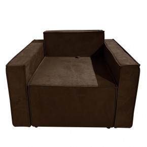 Кресло-кровать Принц КК1-ВК (велюр коричневый) в Глазове - glazov.ok-mebel.com | фото