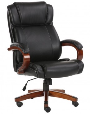 Кресло офисное BRABIX PREMIUM "Magnum EX-701" (дерево, рециклированная кожа, черное) 531827 в Глазове - glazov.ok-mebel.com | фото