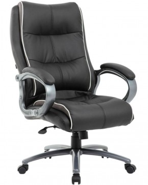 Кресло офисное BRABIX PREMIUM "Strong HD-009" (экокожа черная, ткань серая) 531945 в Глазове - glazov.ok-mebel.com | фото