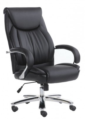 Кресло офисное BRABIX "Advance EX-575" (хром/экокожа/черное) 531825 в Глазове - glazov.ok-mebel.com | фото