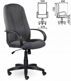 Кресло офисное BRABIX "Classic EX-685" (ткань С, серое) 532023 в Глазове - glazov.ok-mebel.com | фото 3