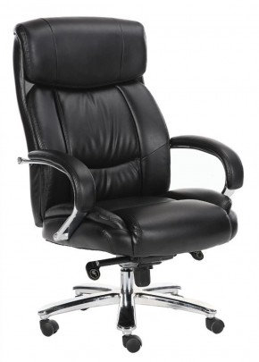 Кресло офисное BRABIX "Direct EX-580" (хром/рециклированная кожа/черное) 531824 в Глазове - glazov.ok-mebel.com | фото