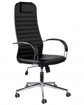 Кресло офисное BRABIX "Pilot EX-610 CH" premium (черное/кожзам) 532418 в Глазове - glazov.ok-mebel.com | фото