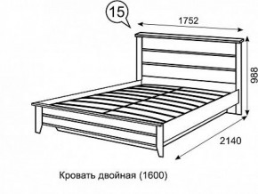 Кровать 1600 с ПМ София 15 в Глазове - glazov.ok-mebel.com | фото 3