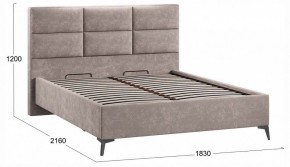 Кровать двуспальная Делана с ПМ Тип 1 в Глазове - glazov.ok-mebel.com | фото 3