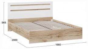 Кровать двуспальная Фьюжн ТД-260.01.03 в Глазове - glazov.ok-mebel.com | фото 3