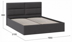 Кровать двуспальная Глосс с ПМ Тип 1 в Глазове - glazov.ok-mebel.com | фото 4
