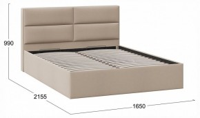 Кровать двуспальная Глосс с ПМ Тип 1 в Глазове - glazov.ok-mebel.com | фото 4