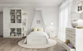 KI-KI КРД900.1 Кровать 900 (белый/белое дерево) в Глазове - glazov.ok-mebel.com | фото 3