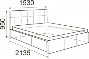 Кровать Изабелла с латами Newtone light beige 1600x2000 в Глазове - glazov.ok-mebel.com | фото