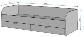 Кровать Ольга L54 (800*2000) в Глазове - glazov.ok-mebel.com | фото 2
