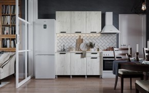 Кухня ДИОР 1500 (Белый/Дуб Крафт белый) в Глазове - glazov.ok-mebel.com | фото