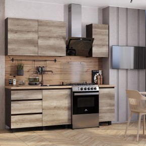 Кухня Энигма 1.6 м (венге/дуб каньон) в Глазове - glazov.ok-mebel.com | фото