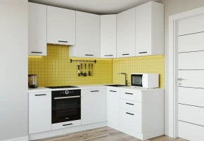 Кухонный гарнитур Белый Глянец 2200*1600 h950 (Стол. 26мм) в Глазове - glazov.ok-mebel.com | фото