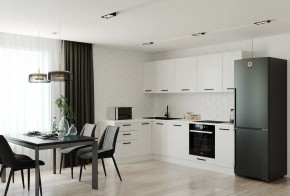Кухонный гарнитур Белый Глянец 2600*1600 (Стол. 26мм) в Глазове - glazov.ok-mebel.com | фото