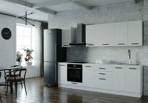 Кухонный гарнитур Белый Глянец 2800 (Стол. 38мм) в Глазове - glazov.ok-mebel.com | фото