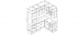 Кухонный гарнитур Демо 2200*1700 (Стол. 38мм) в Глазове - glazov.ok-mebel.com | фото 2