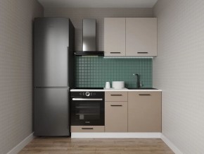 Кухонный гарнитур Каппучино 1600 (Стол. 38мм) в Глазове - glazov.ok-mebel.com | фото