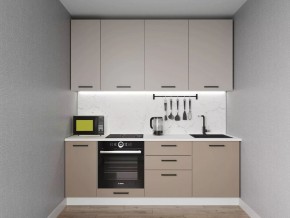Кухонный гарнитур Каппучино 2200 h950 (Стол. 38мм) в Глазове - glazov.ok-mebel.com | фото