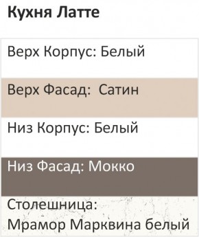 Кухонный гарнитур Латте 1000 (Стол. 26мм) в Глазове - glazov.ok-mebel.com | фото 3