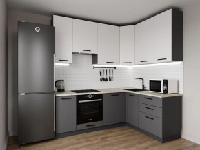 Кухонный гарнитур Меренга 2200*1600 h950 (Стол. 26мм) в Глазове - glazov.ok-mebel.com | фото