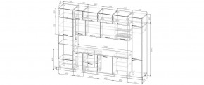 Кухонный гарнитур Санторини 3400 (Стол. 26мм) в Глазове - glazov.ok-mebel.com | фото 2