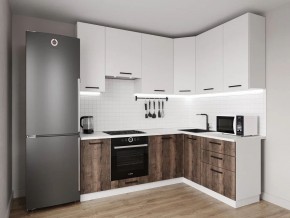 Кухонный гарнитур Старое Дерево 2200*1600 h950 (Стол. 26мм) в Глазове - glazov.ok-mebel.com | фото