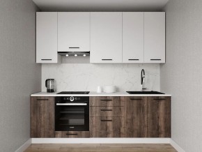Кухонный гарнитур Старое Дерево 2400 h950 (Стол. 38мм) в Глазове - glazov.ok-mebel.com | фото