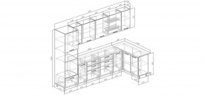 Кухонный гарнитур Старое Дерево 3200*1400 (Стол. 26мм) в Глазове - glazov.ok-mebel.com | фото 2