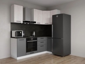 Кухонный гарнитур угловой Санторини 2200*1000 (Стол. 38мм) в Глазове - glazov.ok-mebel.com | фото