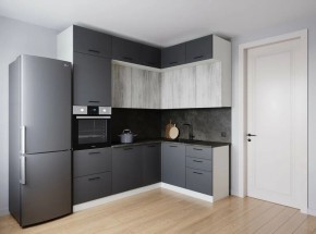Кухонный гарнитур угловой Санторини 2200*1700 (Стол. 38мм) в Глазове - glazov.ok-mebel.com | фото