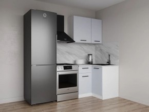 Кухонный гарнитур угловой Смоки 1000*1000 (Стол. 26мм) в Глазове - glazov.ok-mebel.com | фото