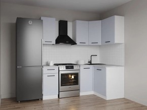 Кухонный гарнитур угловой Смоки 2000*1200 (Стол. 26мм) в Глазове - glazov.ok-mebel.com | фото