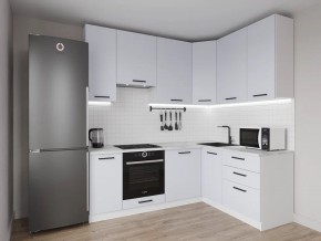 Кухонный гарнитур угловой Смоки 2200*1600 h950 (Стол. 26мм) в Глазове - glazov.ok-mebel.com | фото