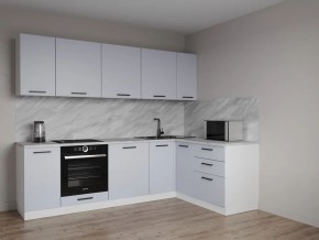 Кухонный гарнитур угловой Смоки 2600*1600 (Стол. 38 мм) в Глазове - glazov.ok-mebel.com | фото