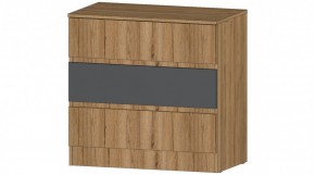 ЛЕНОРА Комод 3 ящика (графит) в Глазове - glazov.ok-mebel.com | фото