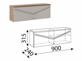 Лимба (гостиная) М10 Шкаф навесной малый в Глазове - glazov.ok-mebel.com | фото